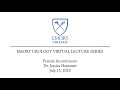 Virtual Lecture Series: Female Incontinence