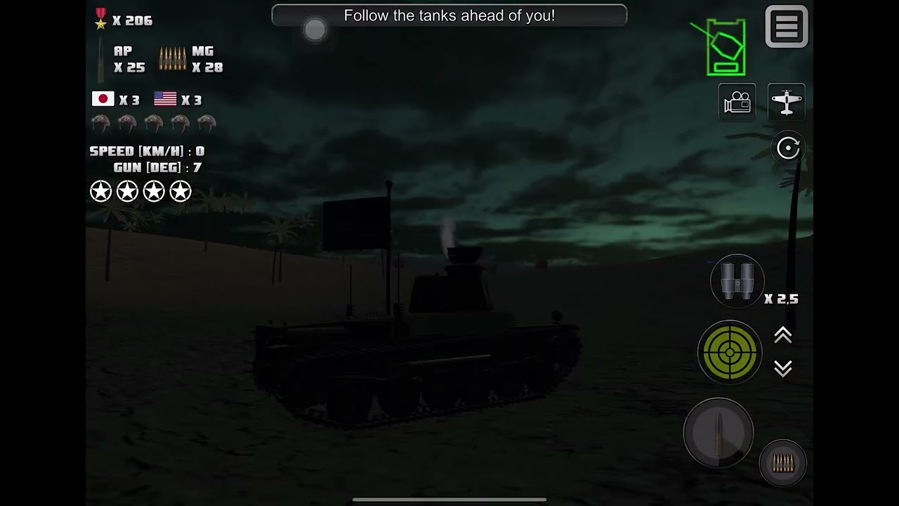 Chiến thắng LOOKOUT bằng type 1 trong attack on tank rush (đêm)