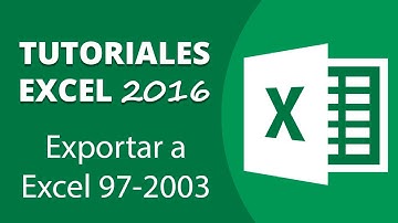 Como Exportar en Formato Excel 97-2003