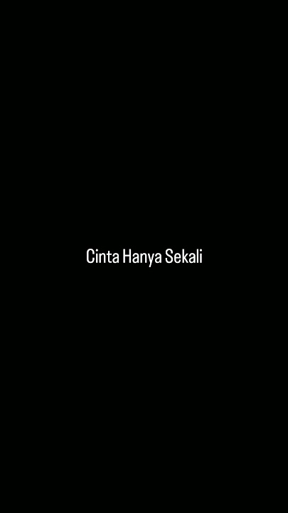 Dj Cinta Hanya Sekali Bukan Emas Permata Yang KuPinta #Shorts