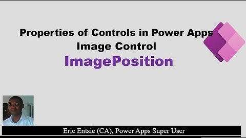 Power Apps Image control - ImagePosition Property