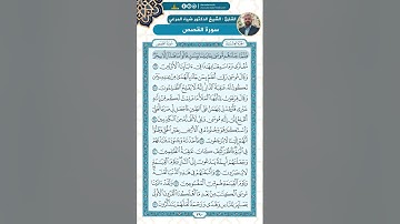 سورة القصص من الاية 29 - 43 / للقارئ ضياء المرعي