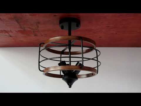3-Light Semi Flush