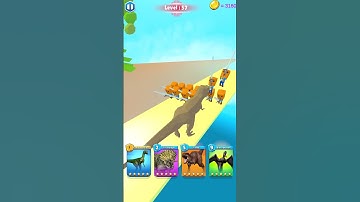 Dino Transform : animals Race mobile game 57  Link in The First comment