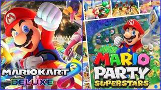 Mario Kart 8 Deluxe + Mario Party Superstars | Playing Online with Viewers ⚡ Live Stream