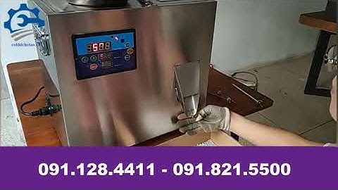 Máy chiết rót dạng bột mini,  máy chiết rót  bột khô, hạt ngũ cốc giá rẻ