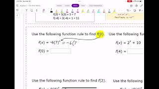 Exponential Function Notation and Sequences