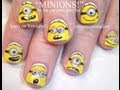 Minion Nail Art Tutorial for Short Nails | DIY Nail Art for Beginners