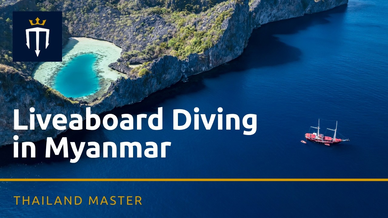 ⁣Liveaboard diving in Myanmar