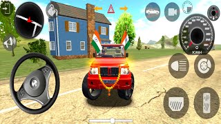 || Indian Cars Simulator - 3D Modified Mahindra Bolero Driving Video Part:-10 Android Game Play || screenshot 4