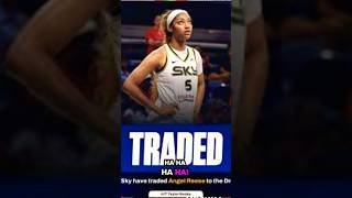 How The Angel Reese Trade Will Keep The Caitlin Clark Beef Alive 🏀 #angelreese #caitlinclark #shorts