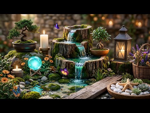 Relaxing Music + Soothing Water Sounds for Deep Sleep 🌿 Healing, Stress & Anxiety Relief, Calm Mind