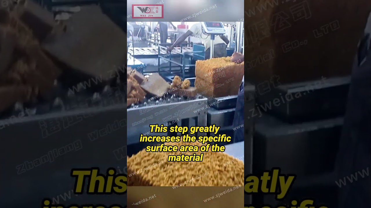 TSR Natural Rubber | Shredder for Drying Efficiency | Reduce Energy Costs 