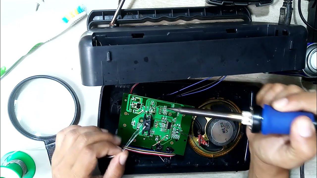 HOW TO REPAIR FM.AM RADIO RECEIVER NO POWER YouTube