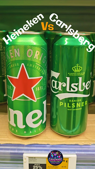 Which is your best beer? Heineken Vs Carlsberg #heineken #carlsberg #beer