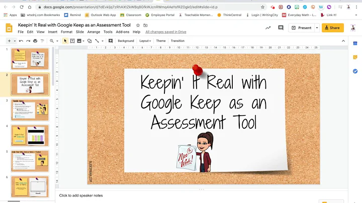 Keeping It Real with Google Keep Notes as Rubrics