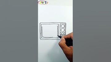 How to Draw Old Tv #Shorts