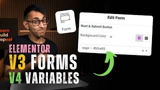 Add V4 Variables to the V3 Form - Elementor