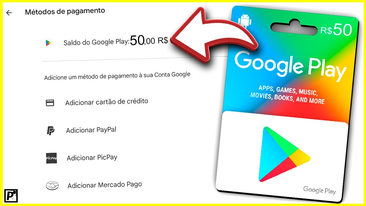 Como resgatar Gift Card Google Play