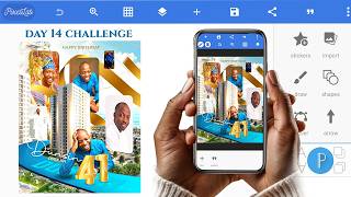 Day 14 PixelLab Design Challenge 🔥 | Professional Birthday Flyer Design Tutorial