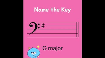 Music Theory Grade 1 Quiz (Part 8.2) - Key Signatures (Major)