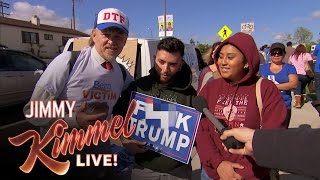 Trump Fan Jake Byrd Invades a Bernie Sanders Rally