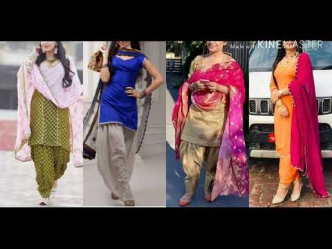 punjabi-salwar-suit-||-plane-suit-with-dupatta-design-collection-||-punjabi-suit-for-girls-2020