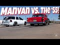 ManVan vs. The '55! Phantom vs. Murder Nova! First Pass EVER On The Street For The '55!