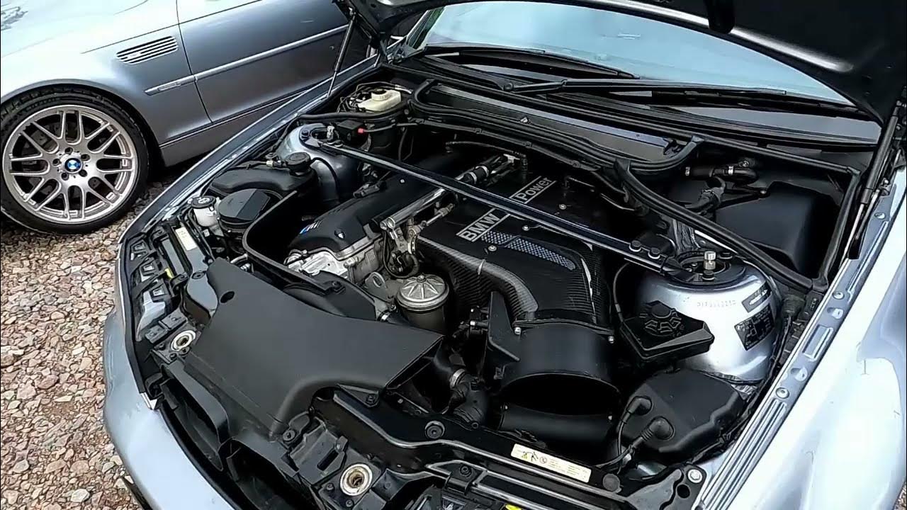 bmw-m3-csl-engine-bay-carbon-airbox-up-close-youtube