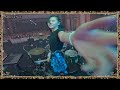 (PART 2) Go Pro Drum Cam || Europe - The Final Countdown | Live On Stage Drum cover by Kalonica Nicx