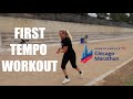 MY FIRST TEMPO WORKOUT *full workout* | ANGEL WING WEDNESDAY