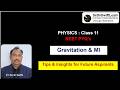 Gravitation I and V &amp; Radius of gyration IPhysics NEET/JEE Tips for Future Aspirants 