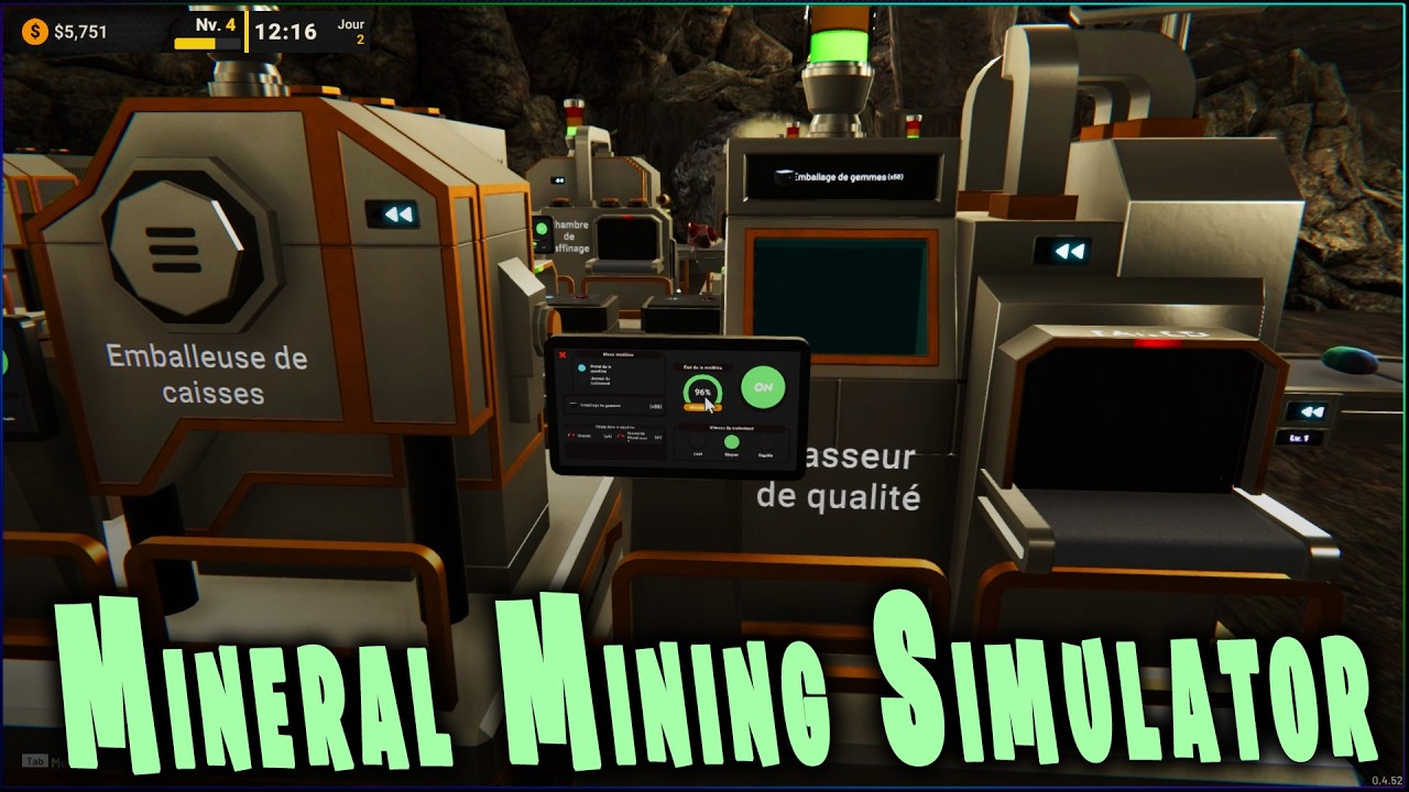 Mineral Mining Simulator Découverte - #mineralminingsimulator - YouTube