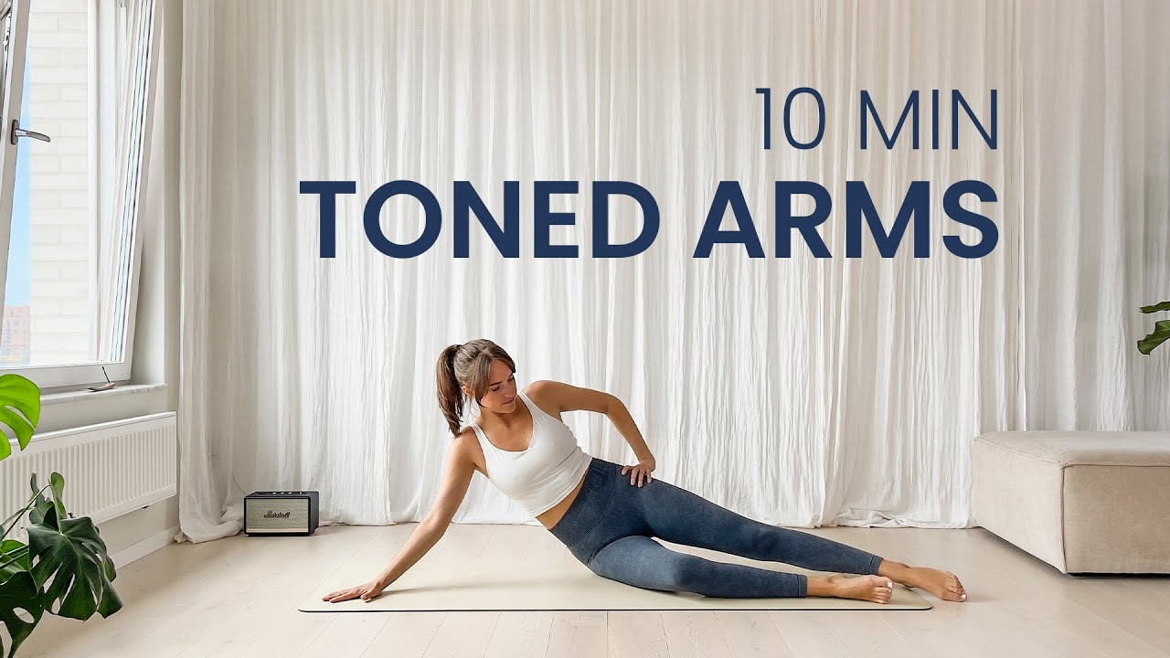 10 MIN TONED ARMS & UPPER BODY pilates workout (no equipment) - YouTube