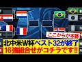 【速報】北中米ワールドカップ、ベスト16組合せがコチラです!!!!