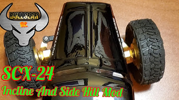 How to improve your SCX24 Incline and Side Hill performance