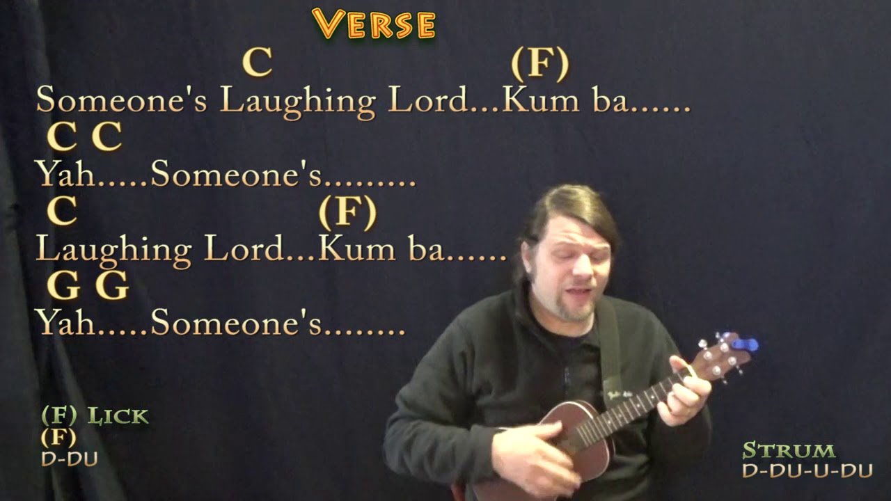 Kumbaya (Gospel) Ukulele Cover Lesson in C with Chords/Lyrics YouTube