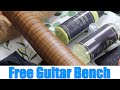 Free guitar bench + Re Stringing Tips