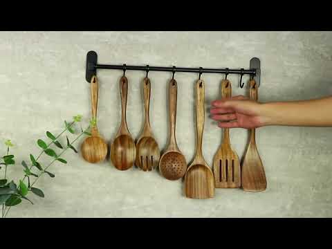 Wooden Cooking Utensils Set