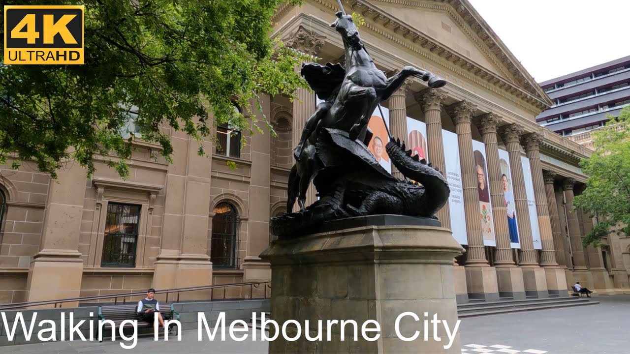 Walking In The City | Town Hall - State Library Victoria - Parliament House | Melbourne Australia