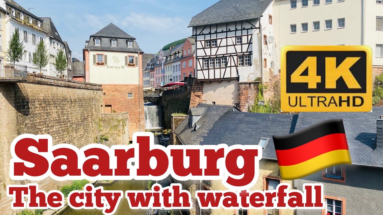 Saarburg, Germany || Trier-Saarburg || 4K Walking Tour || City Tour