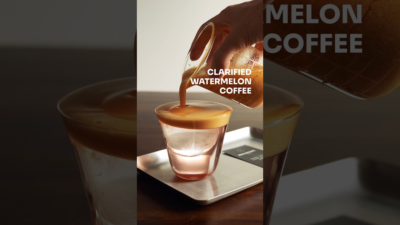 Clarified Watermelon Coffee