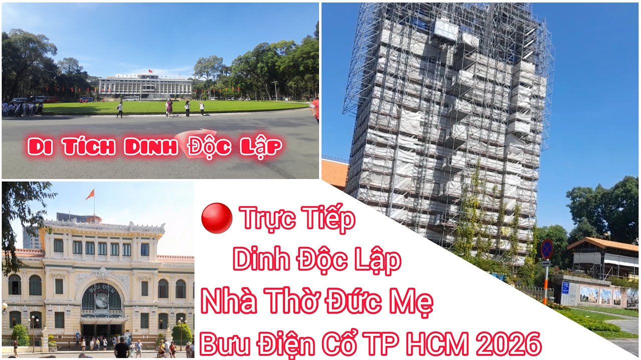 Đại Phát TV 51| 🔴 Tham Quan Một Vòng Buổi Sáng Dinh Độc Lập và Nhà Thờ Đức Bà và Bưu Điện Cổ Sài Gòn