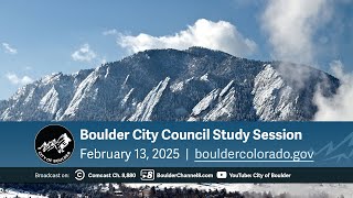 February 13, 2025 City of Boulder City Council Meeting