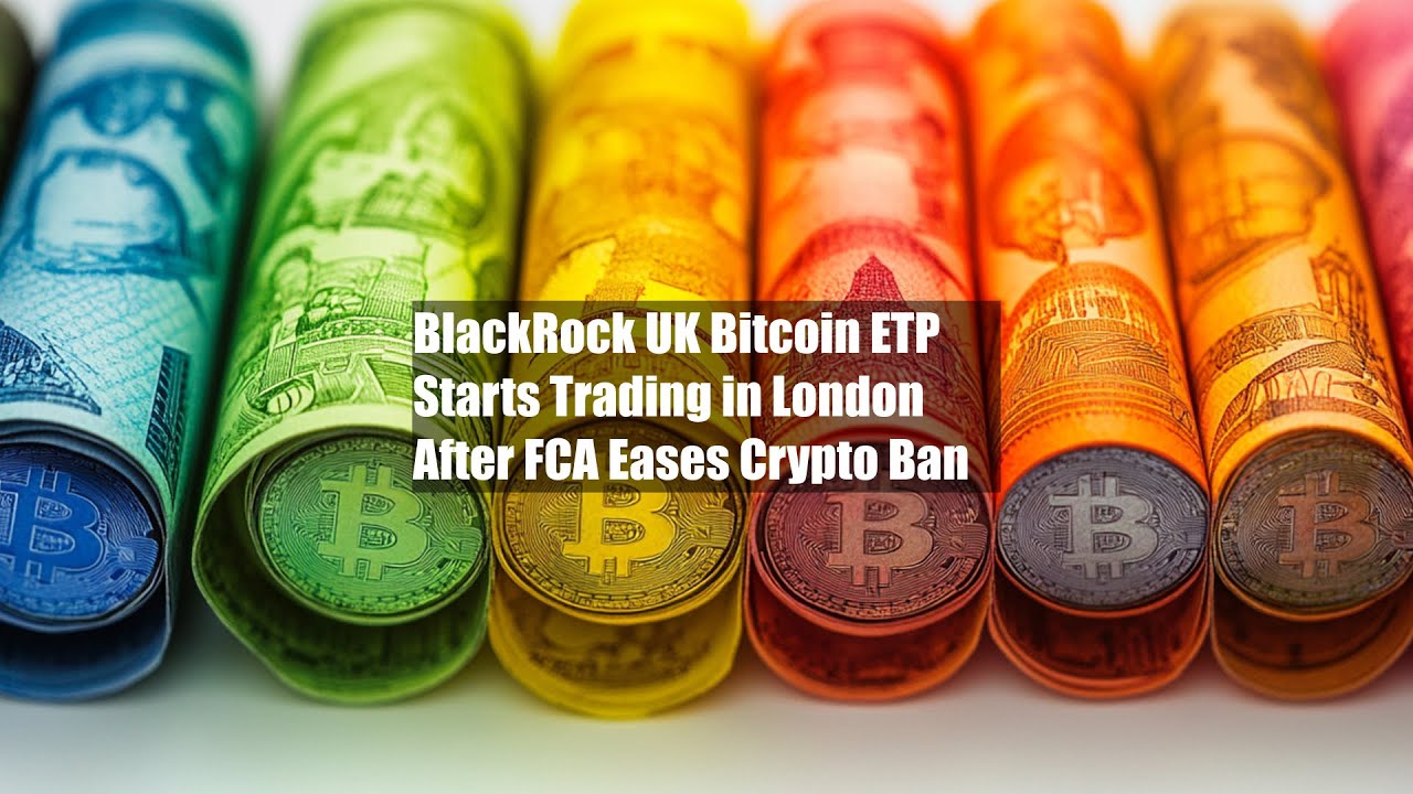 BlackRock UK Bitcoin ETP Starts Trading in London After FCA Eases Crypto  Ban - YouTube