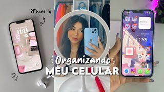 ORGANIZANDO MEU CELULAR  *IPHONE 14*