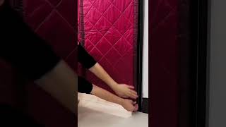 LYGFZF Magnetic Thermal Insulated Door Curtain for Winter Temporary Thermal Door #customcurtains