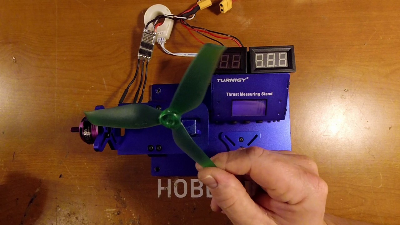 RacerStar 2205/2600KV review & thrust bench