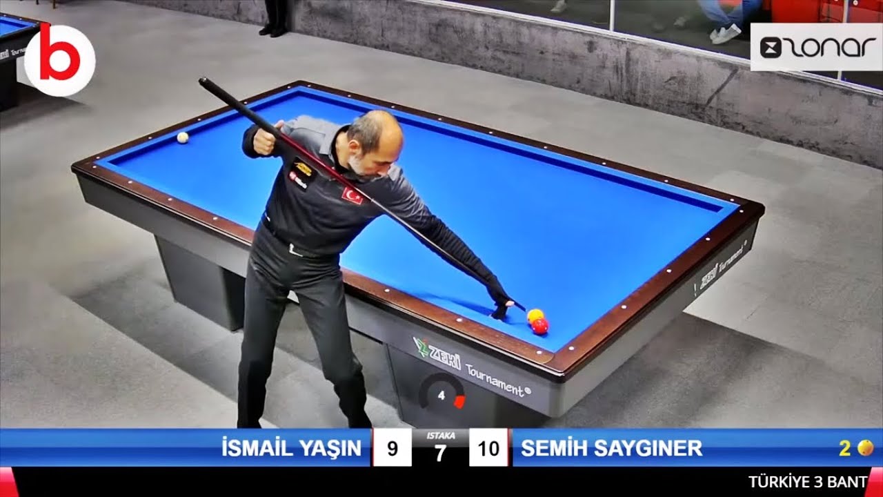 3 Cushion Billiards SEMİH SAYGINER 14 Inn 40 POINT !! Great Performance | bida 3 băng