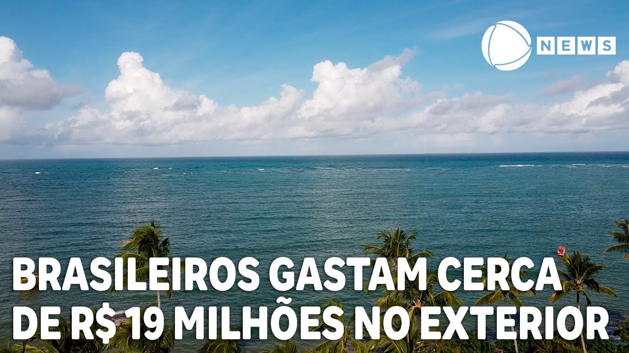 Turistas brasileiros gastam R$ 19 bilhões no exterior